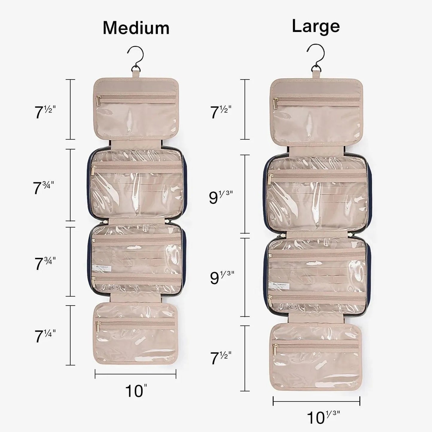 Bonchemin Blue The Space Saver Toiletry Bag