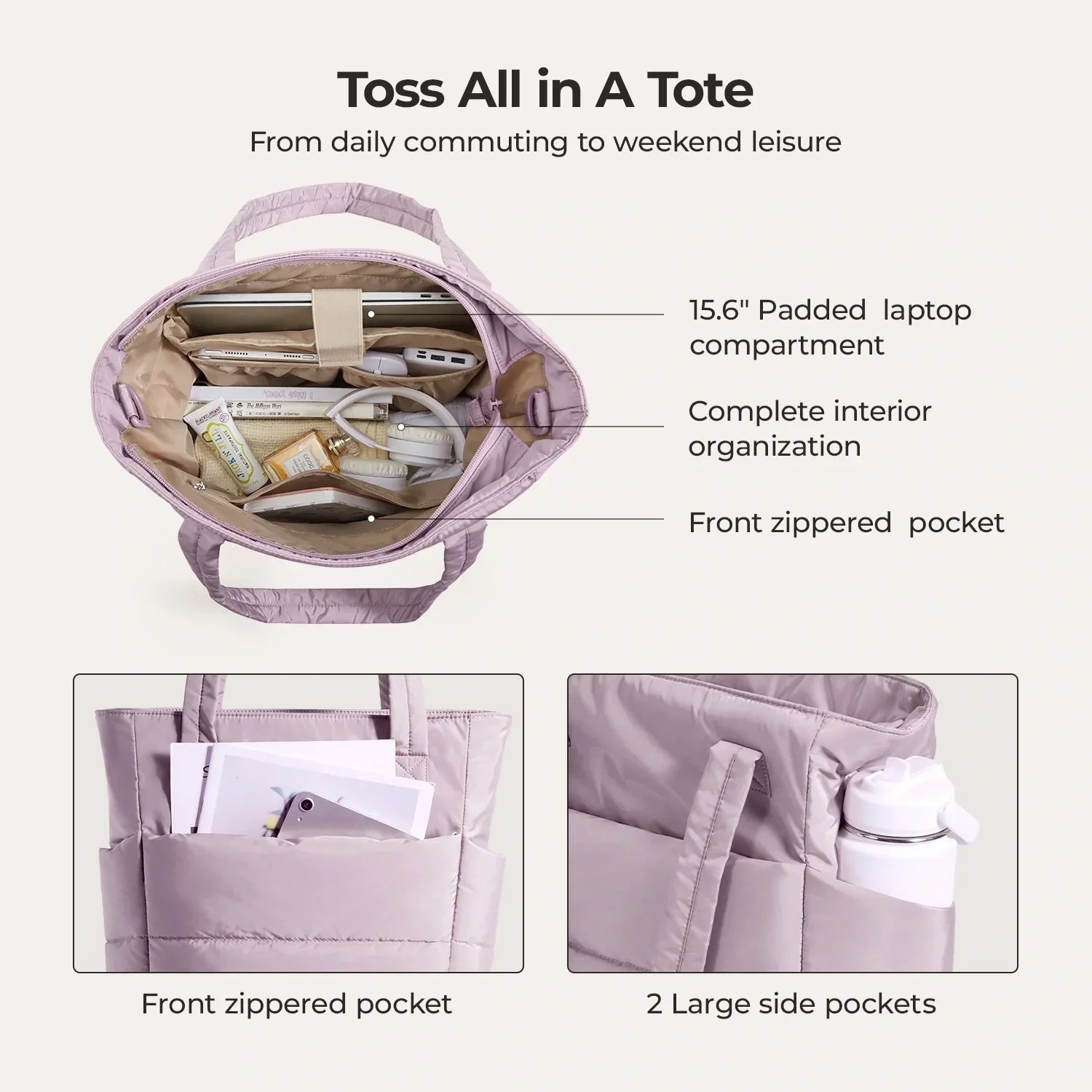 Bubble 21L Puffy Tote