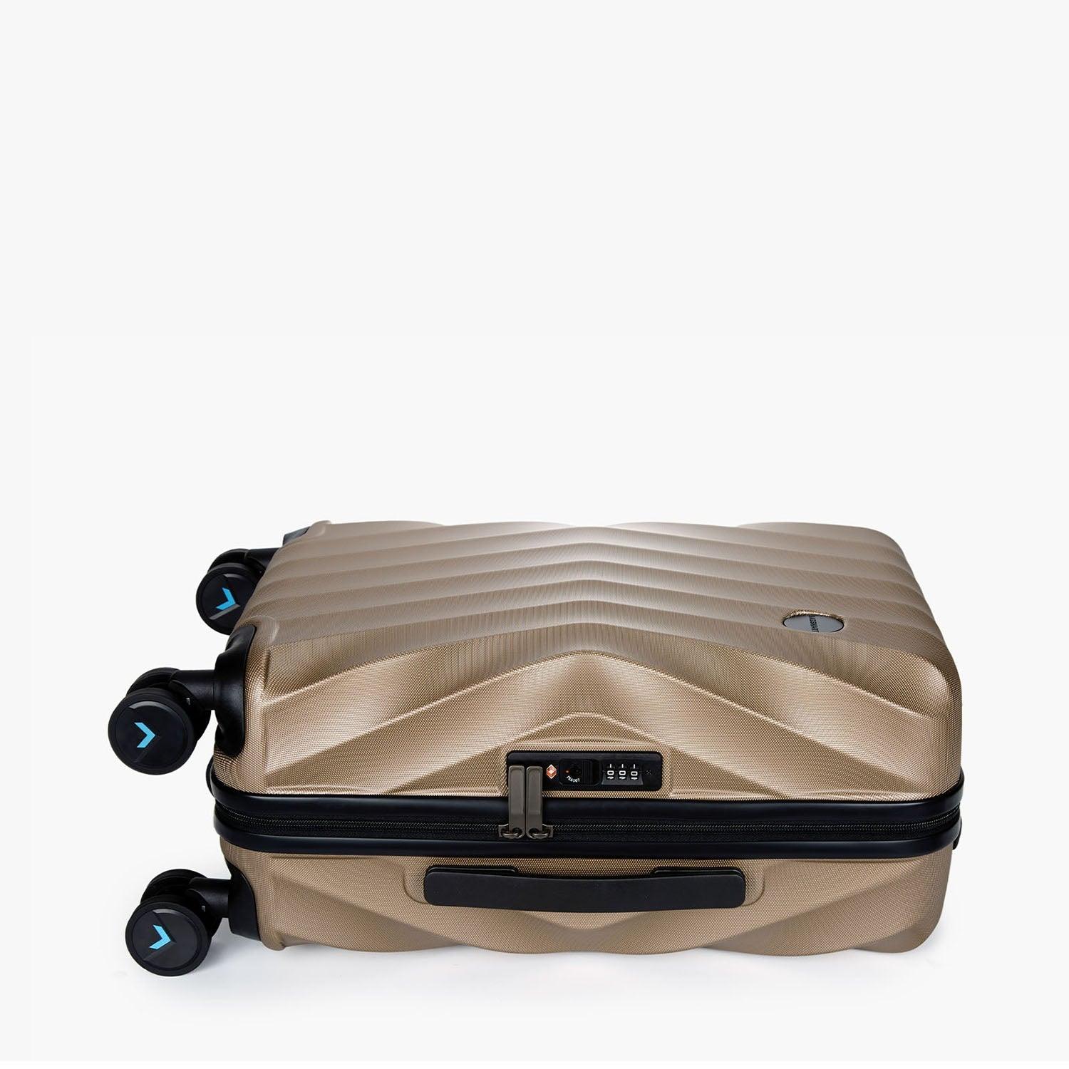 Globetrotter 20" Hardside Rolling Carry-on Stylish Suitcase