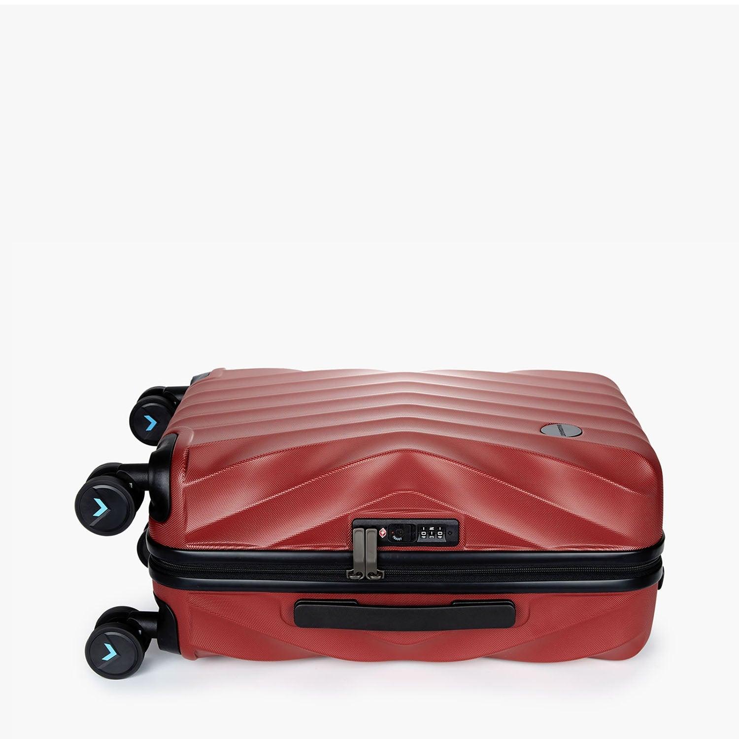 Globetrotter 20" Hardside Rolling Carry-on Stylish Suitcase