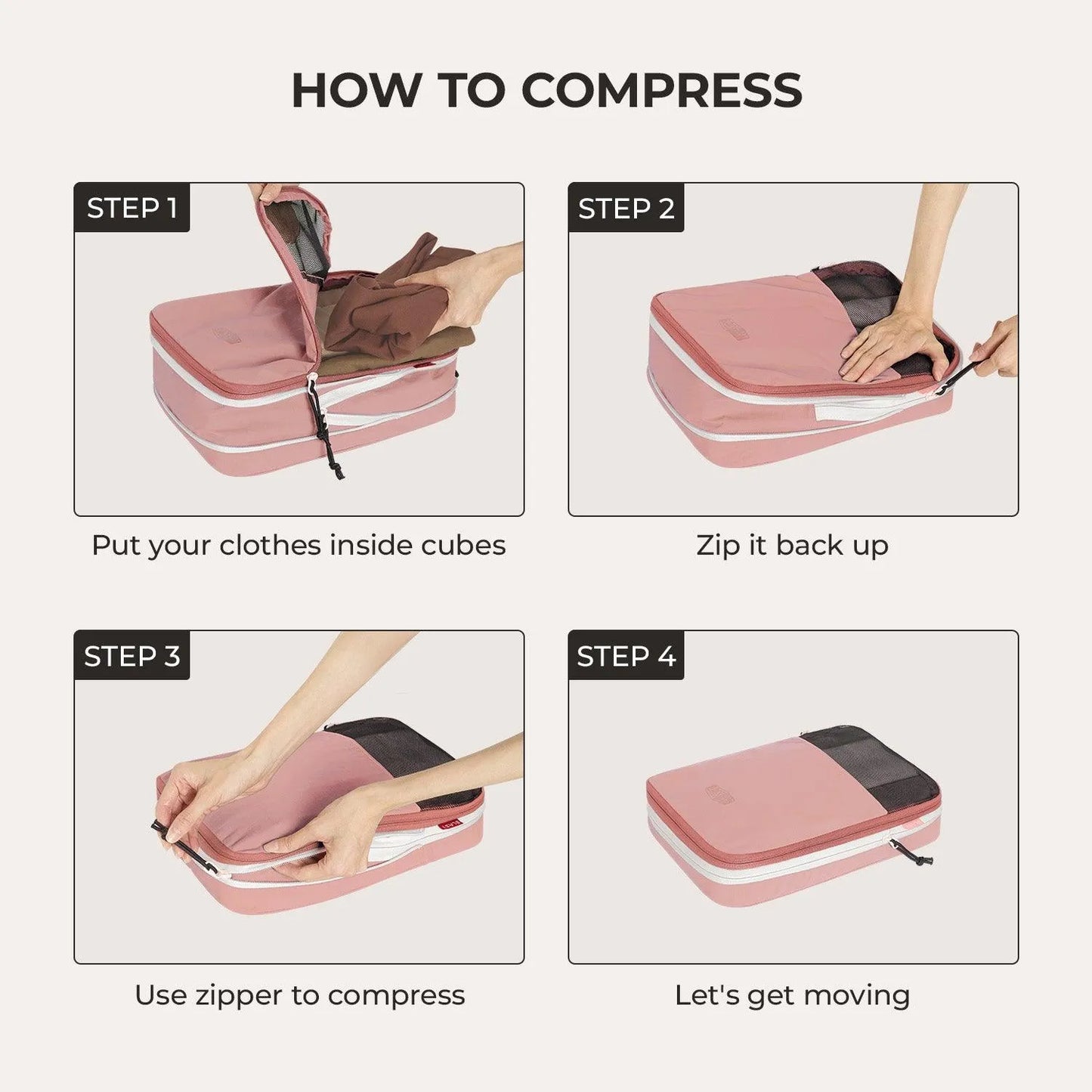 Getaway & Packing Cubes Set