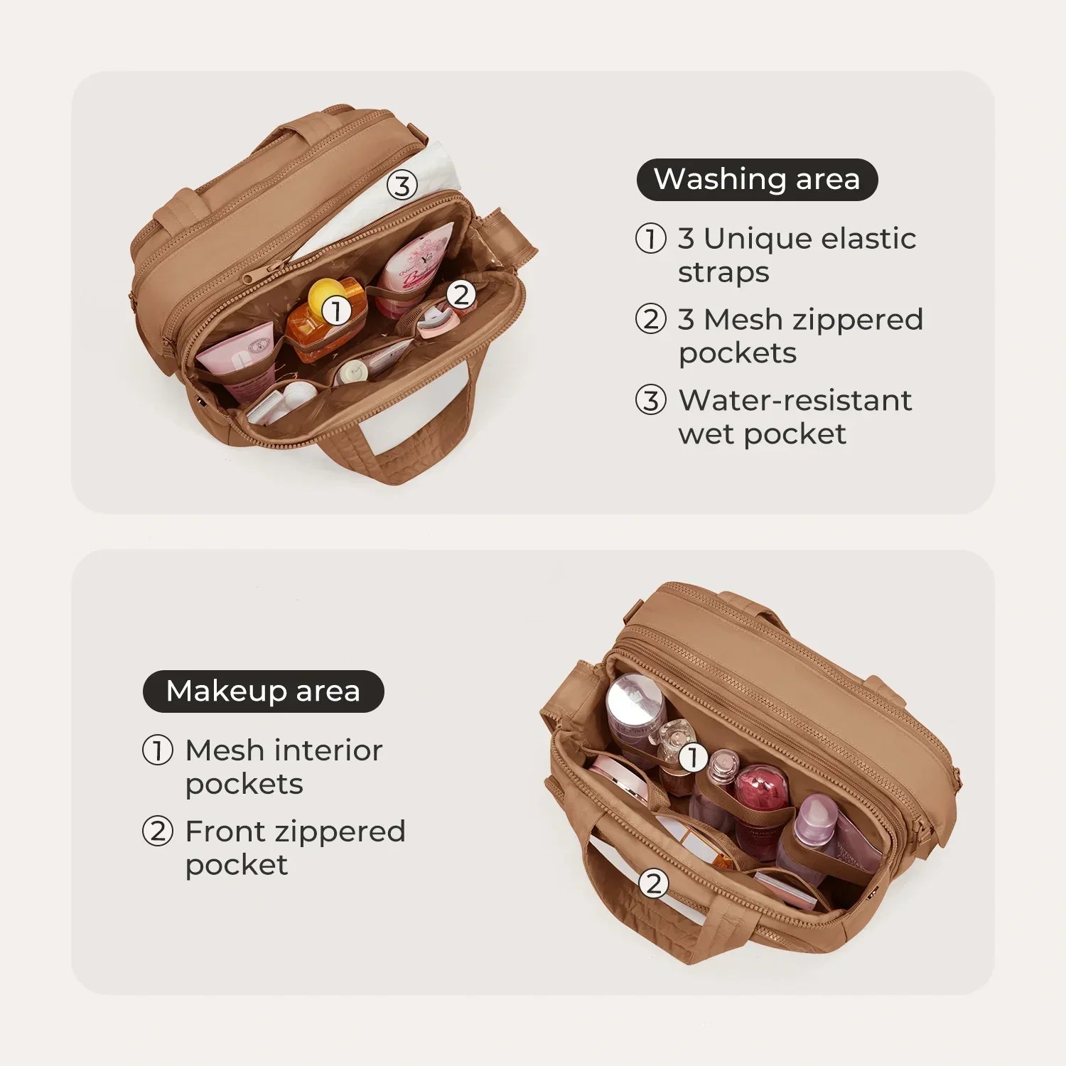 Crush Hanging Toiletry Bag