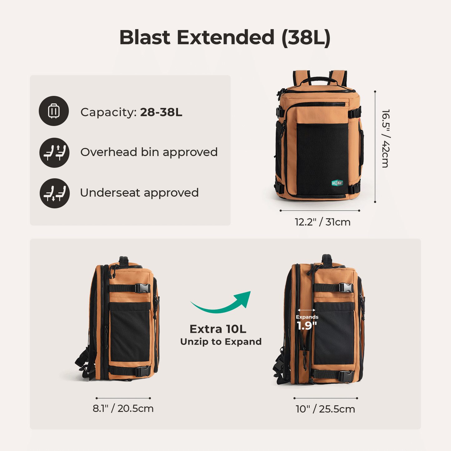 Blast Mesh Travel Backpack
