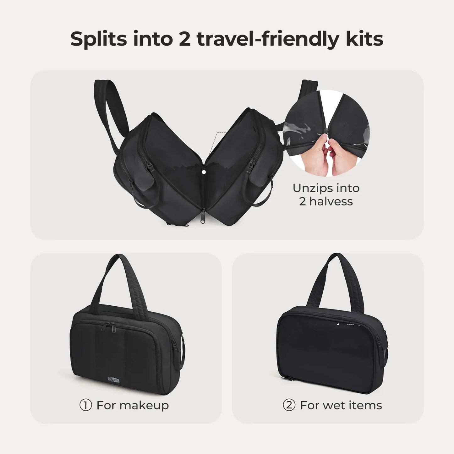 Crush Hanging Toiletry Bag