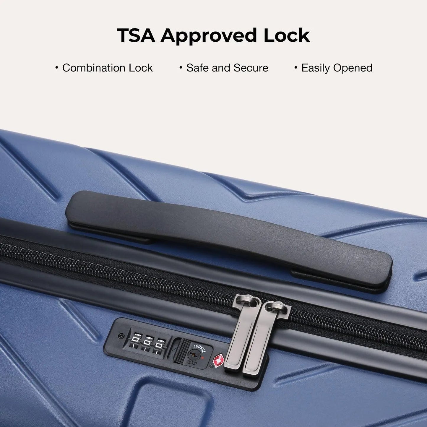 Daren 16-20 Inch Lightweight Hardside Carry-On Suitcase