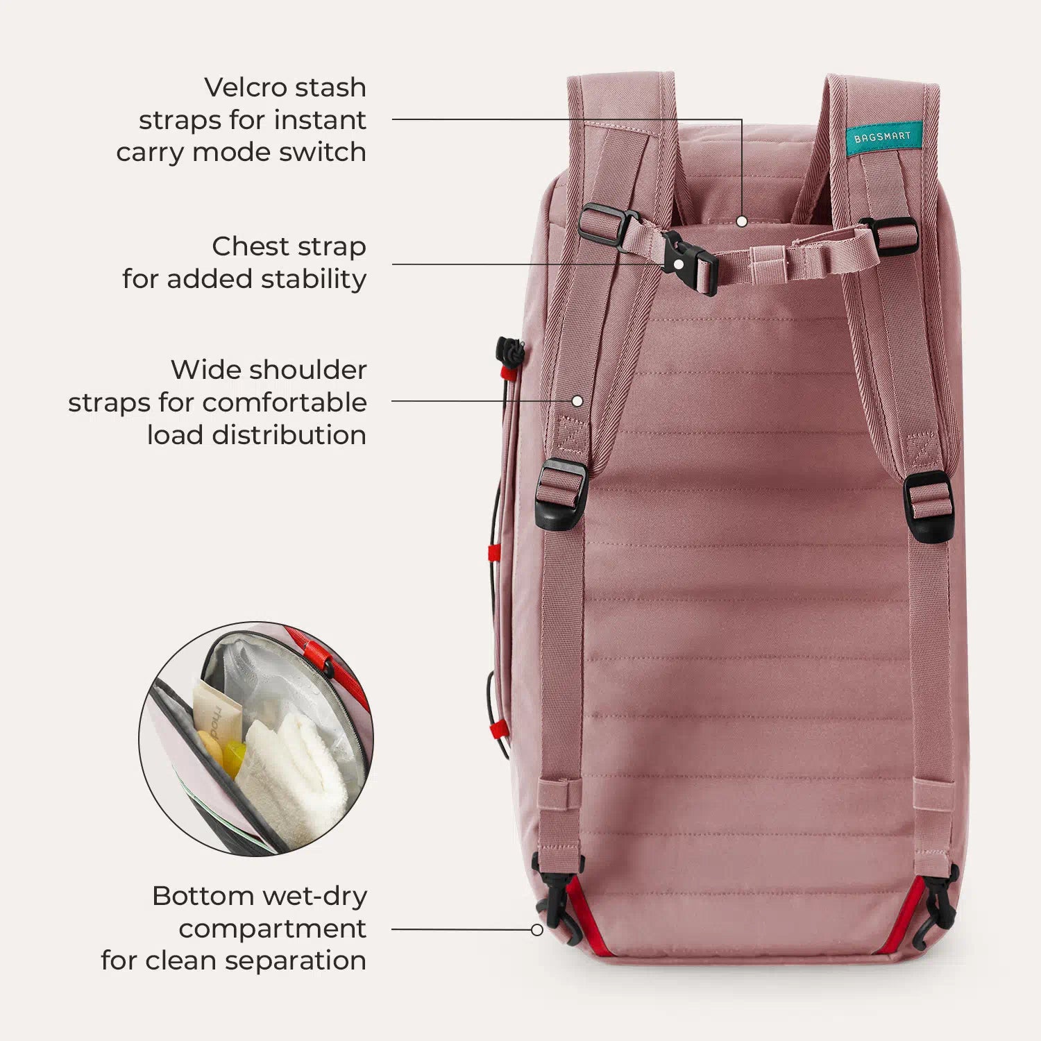 Focus Duffle Backpack