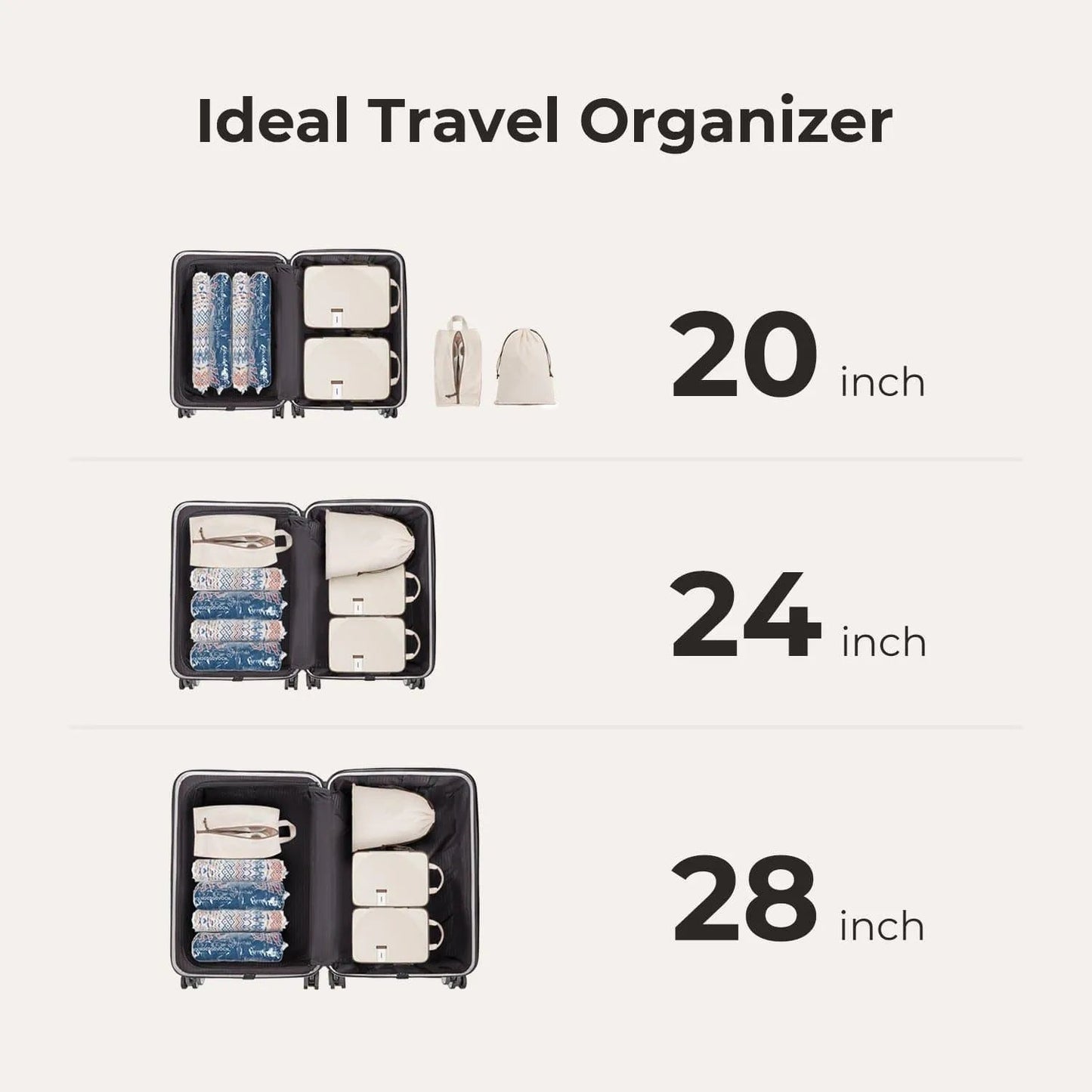 Compression Packing Cubes 8 PCS