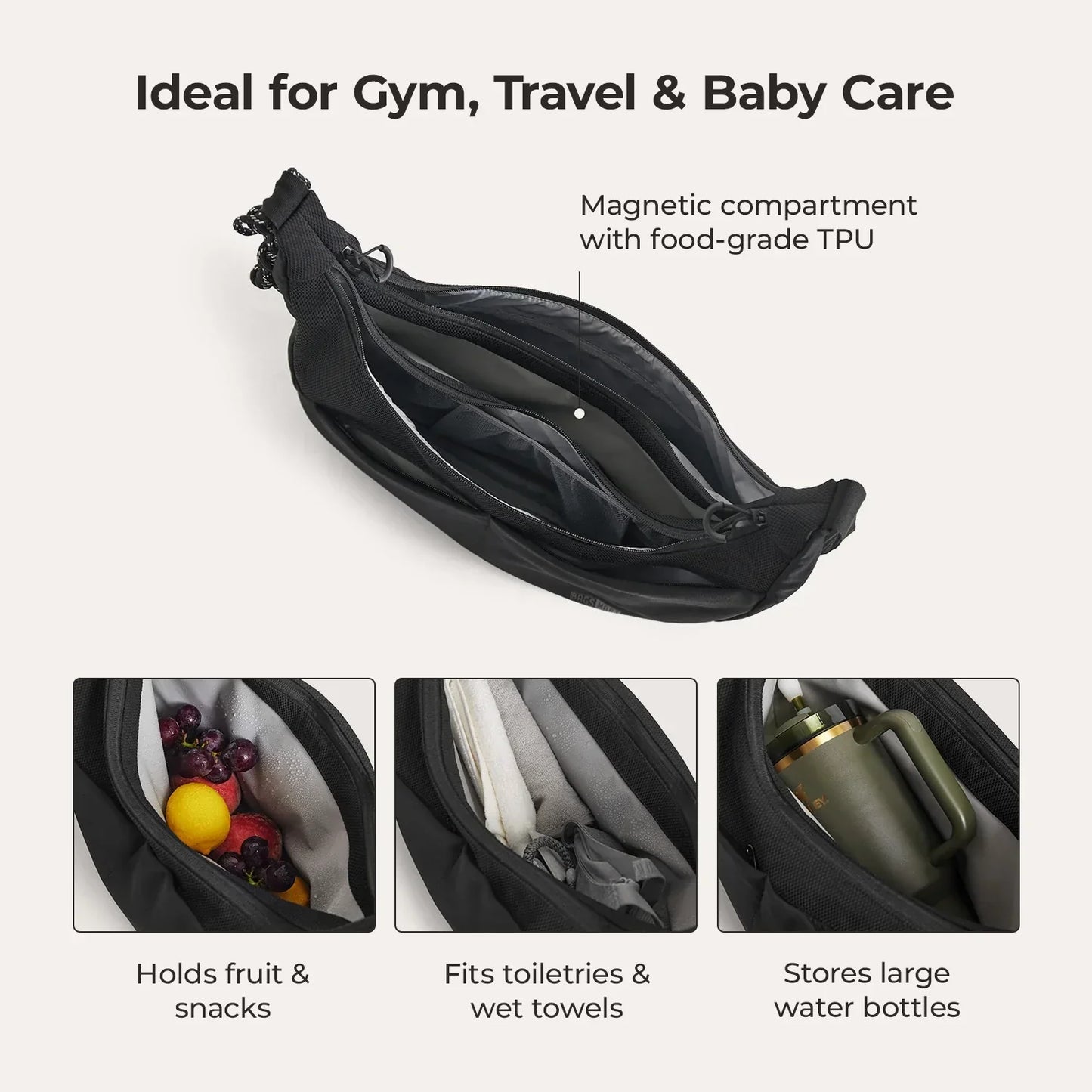 REIKI Large Hobo Bag