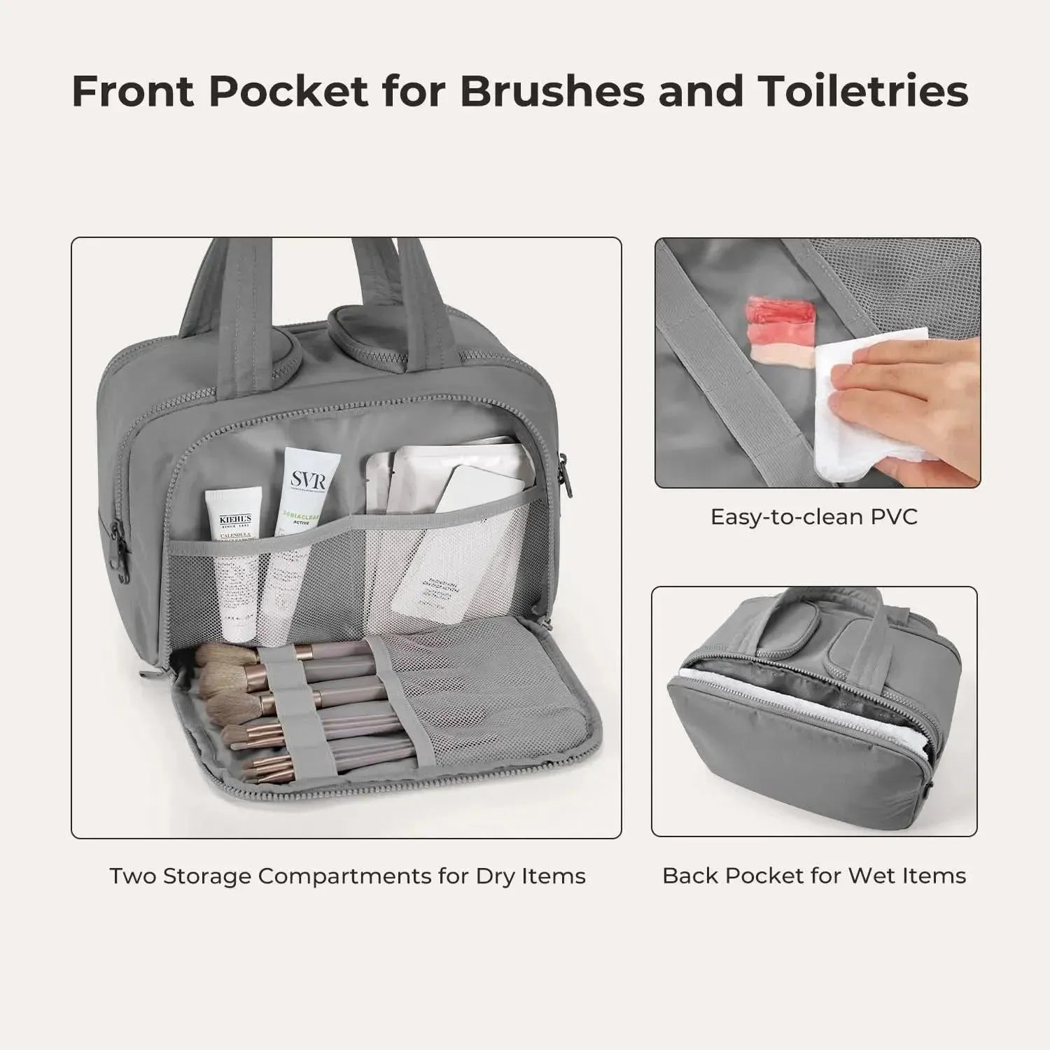 Crush Toiletry Bag 6 Colors