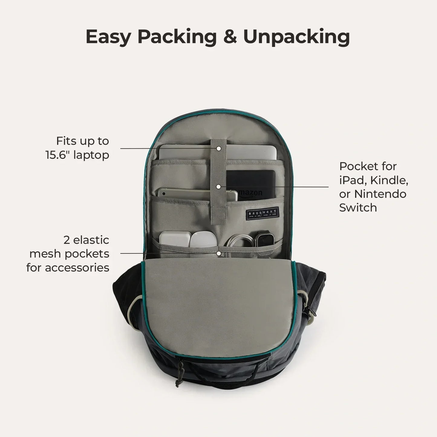 Focus 15.6" Laptop Backpack