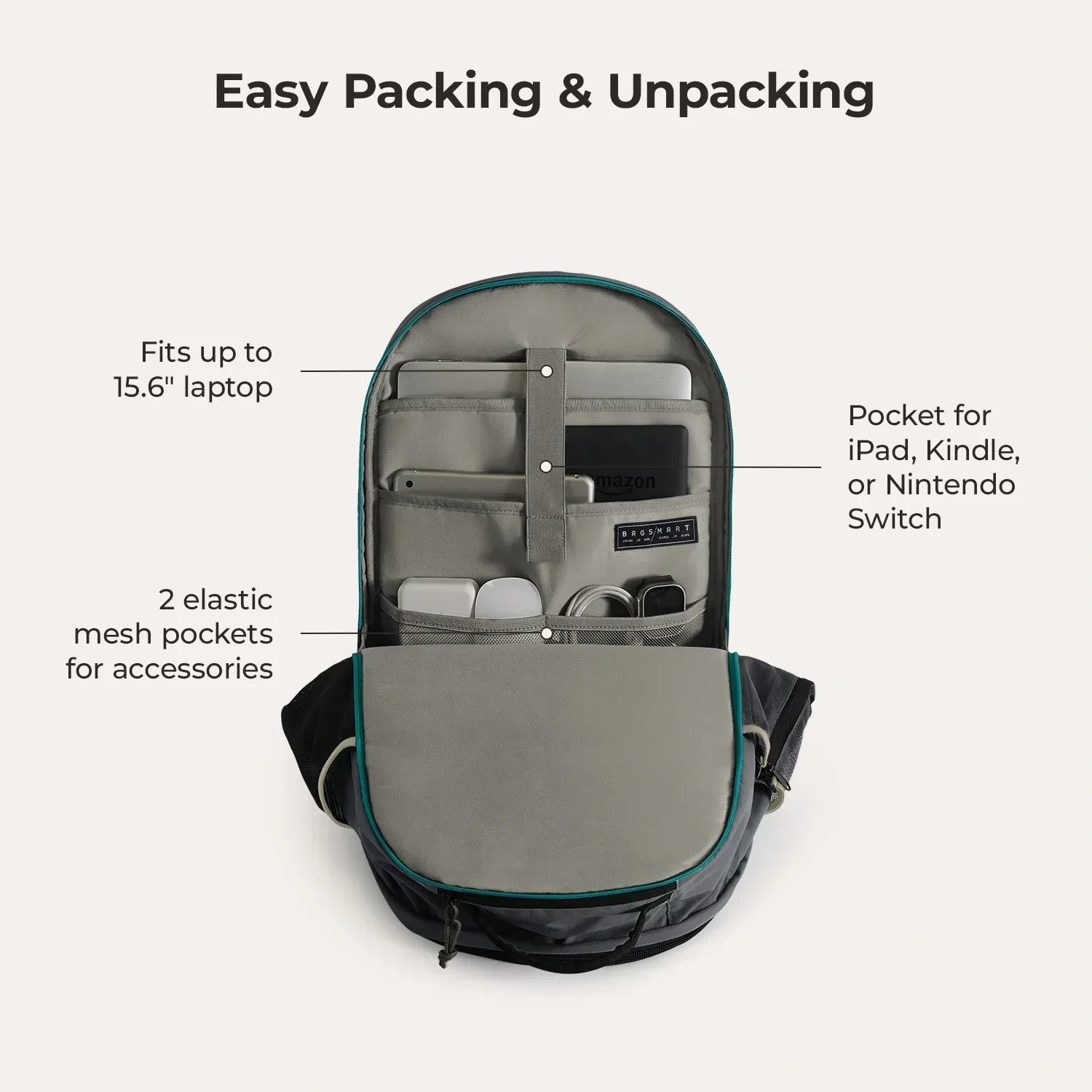 Focus 15.6" Laptop Backpack