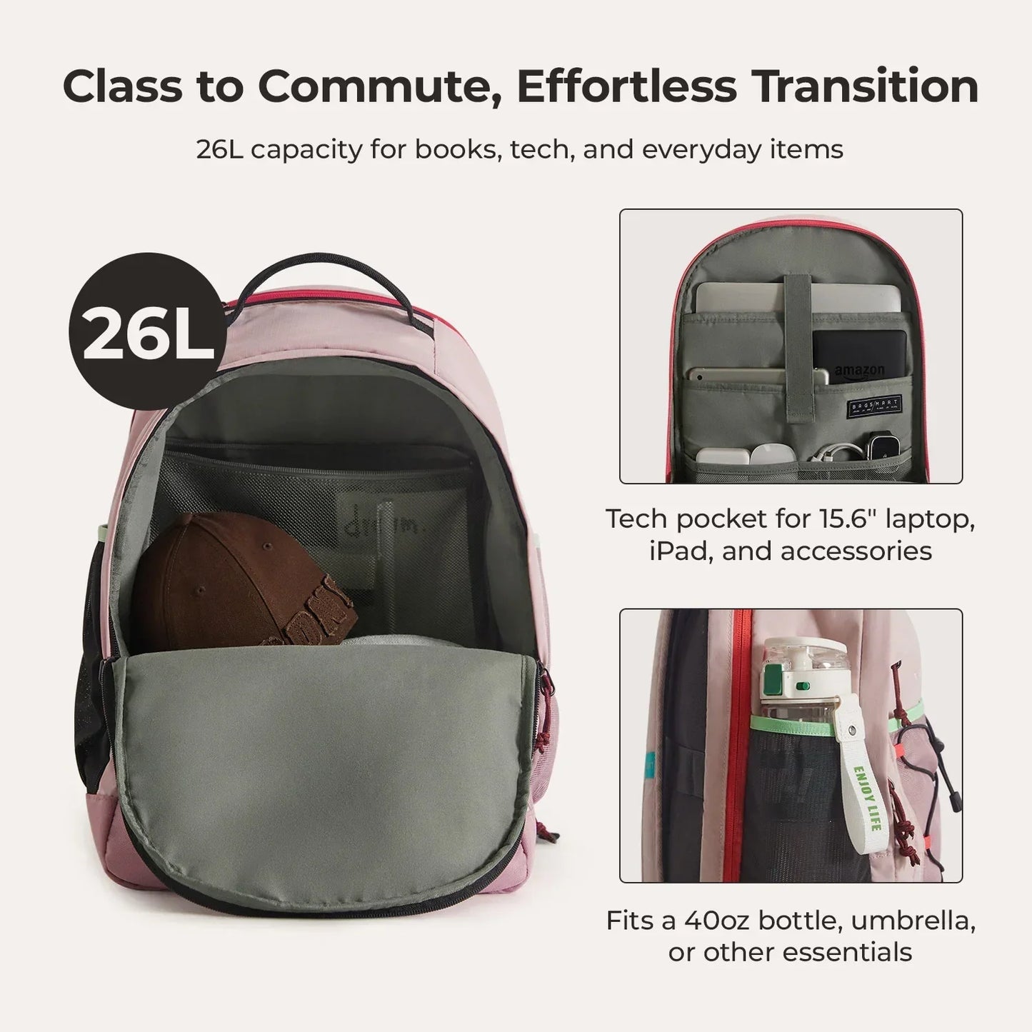 Focus 15.6" Laptop Backpack