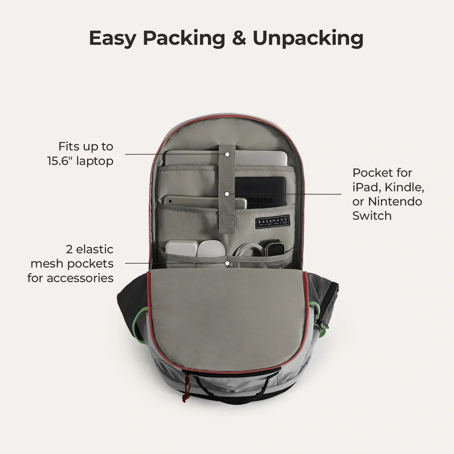 Focus 15.6" Laptop Backpack