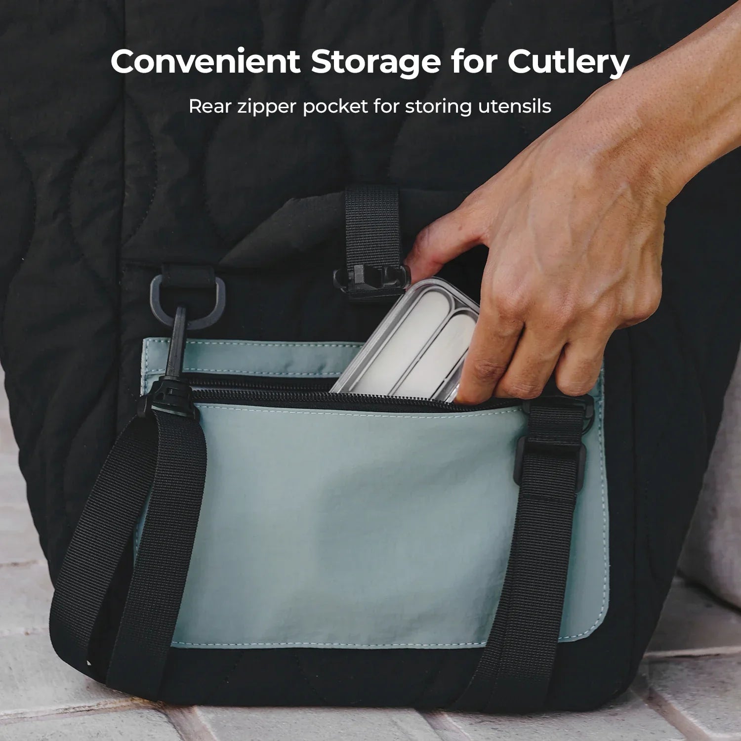 Paz Roll Top Lunch Bag