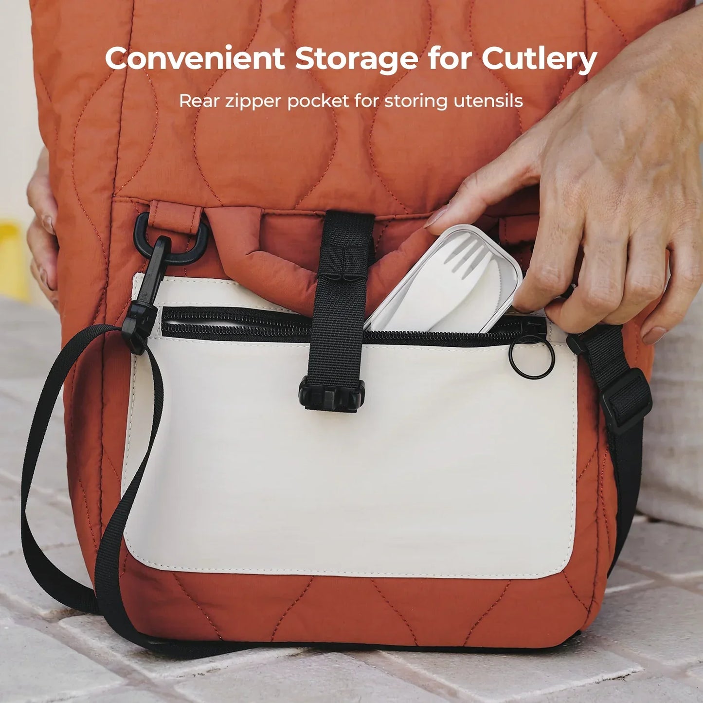 Paz Roll Top Lunch Bag