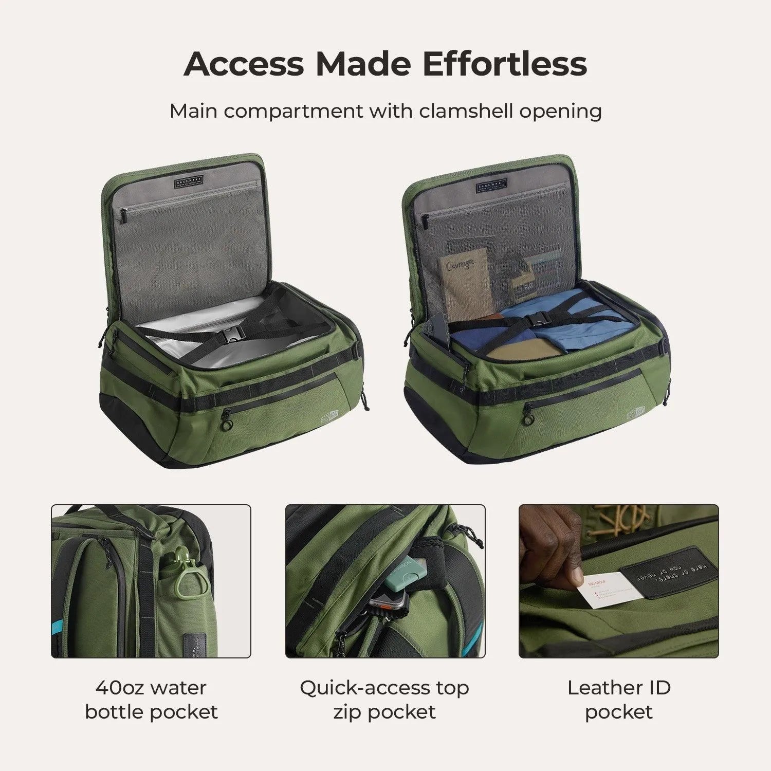 Paz 43L Duffle Backpack