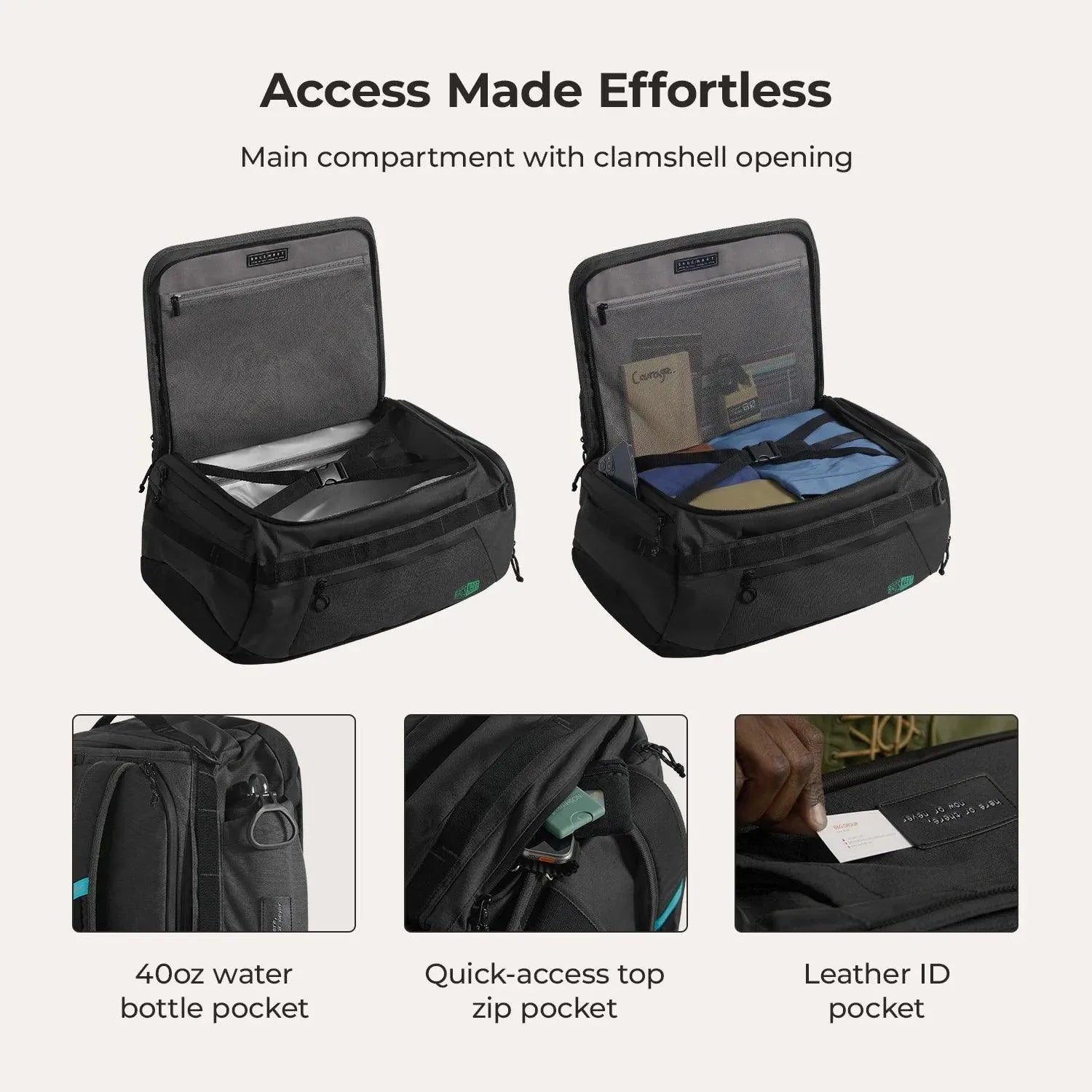 Paz 43L Duffle Backpack