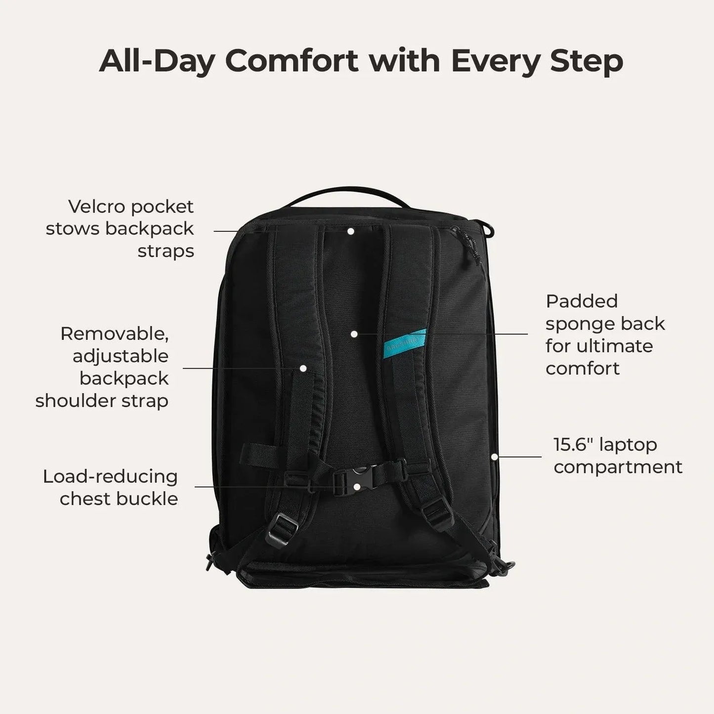 Paz 43L Duffle Backpack