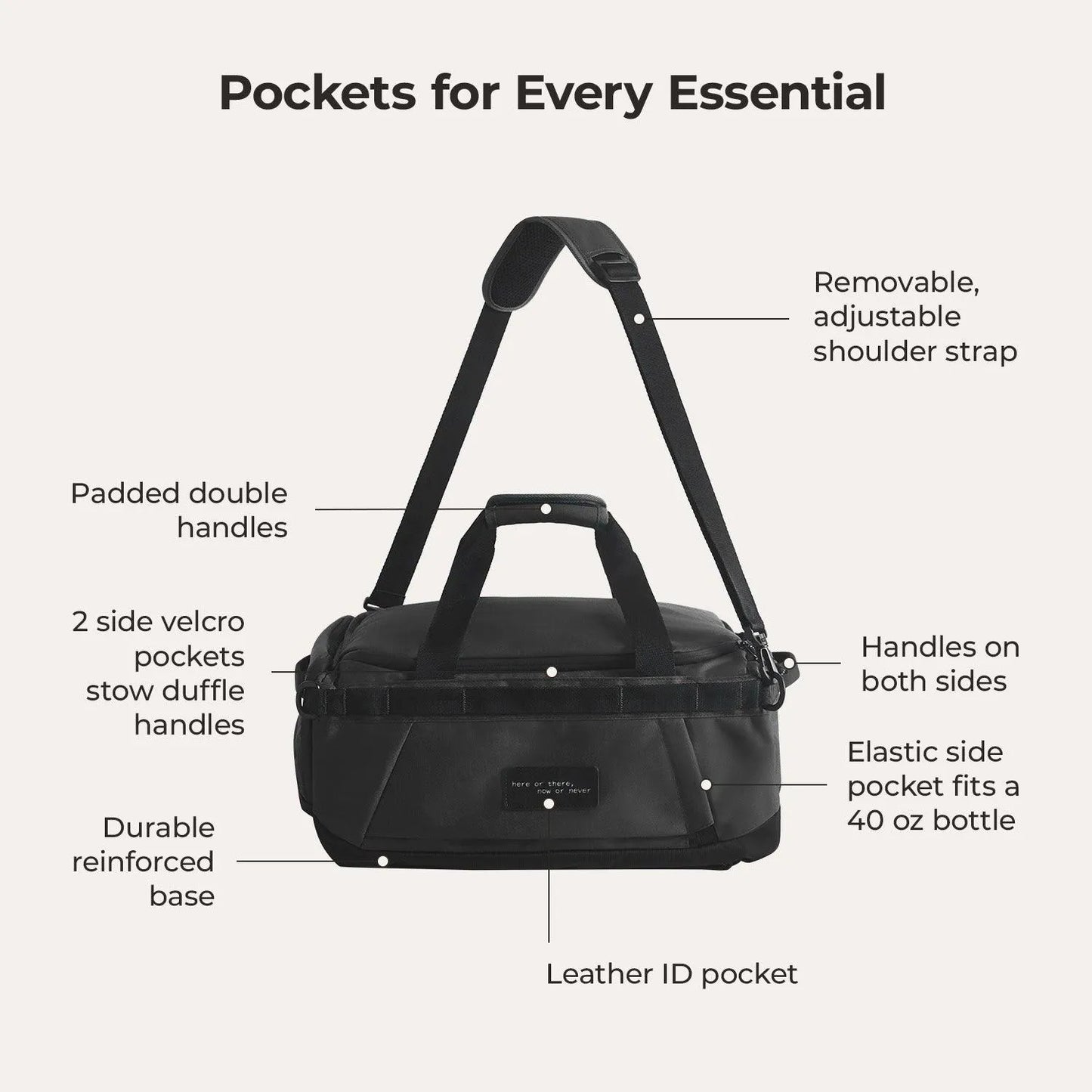 Paz 43L Duffle Backpack