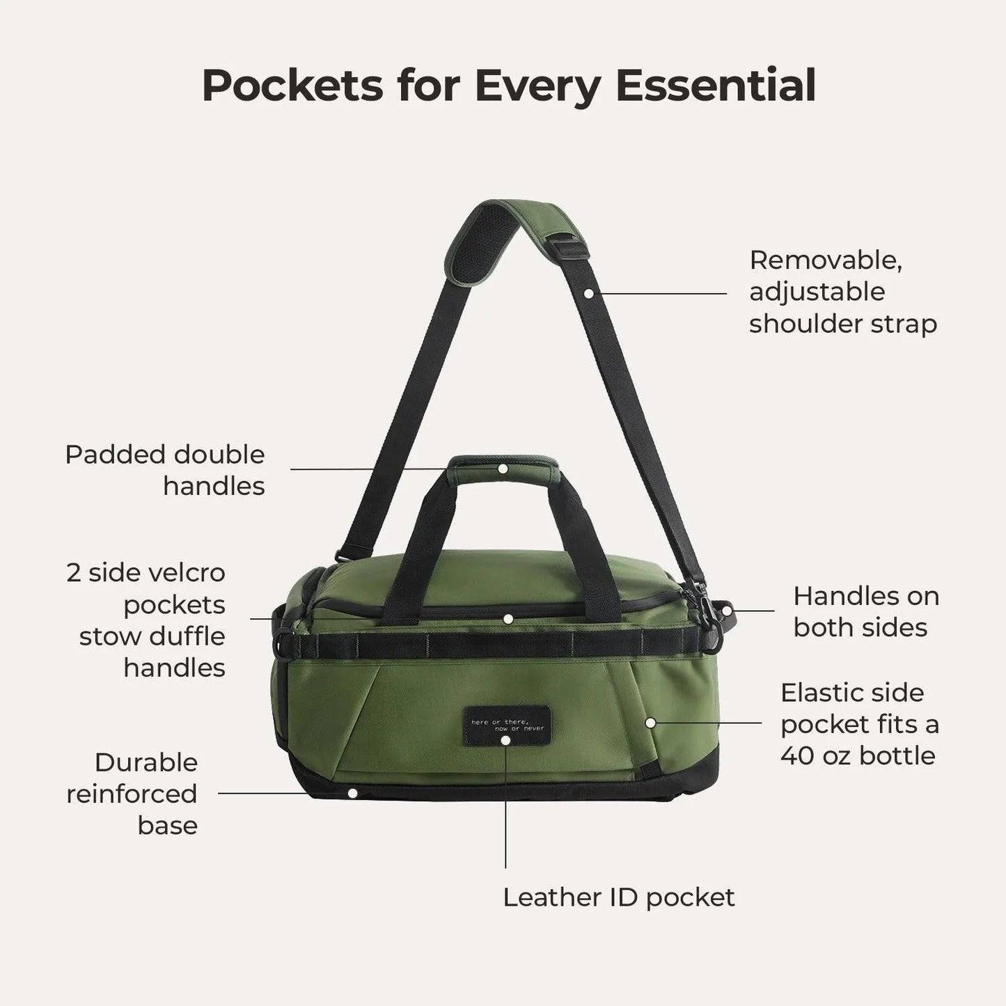 Paz 43L Duffle Backpack