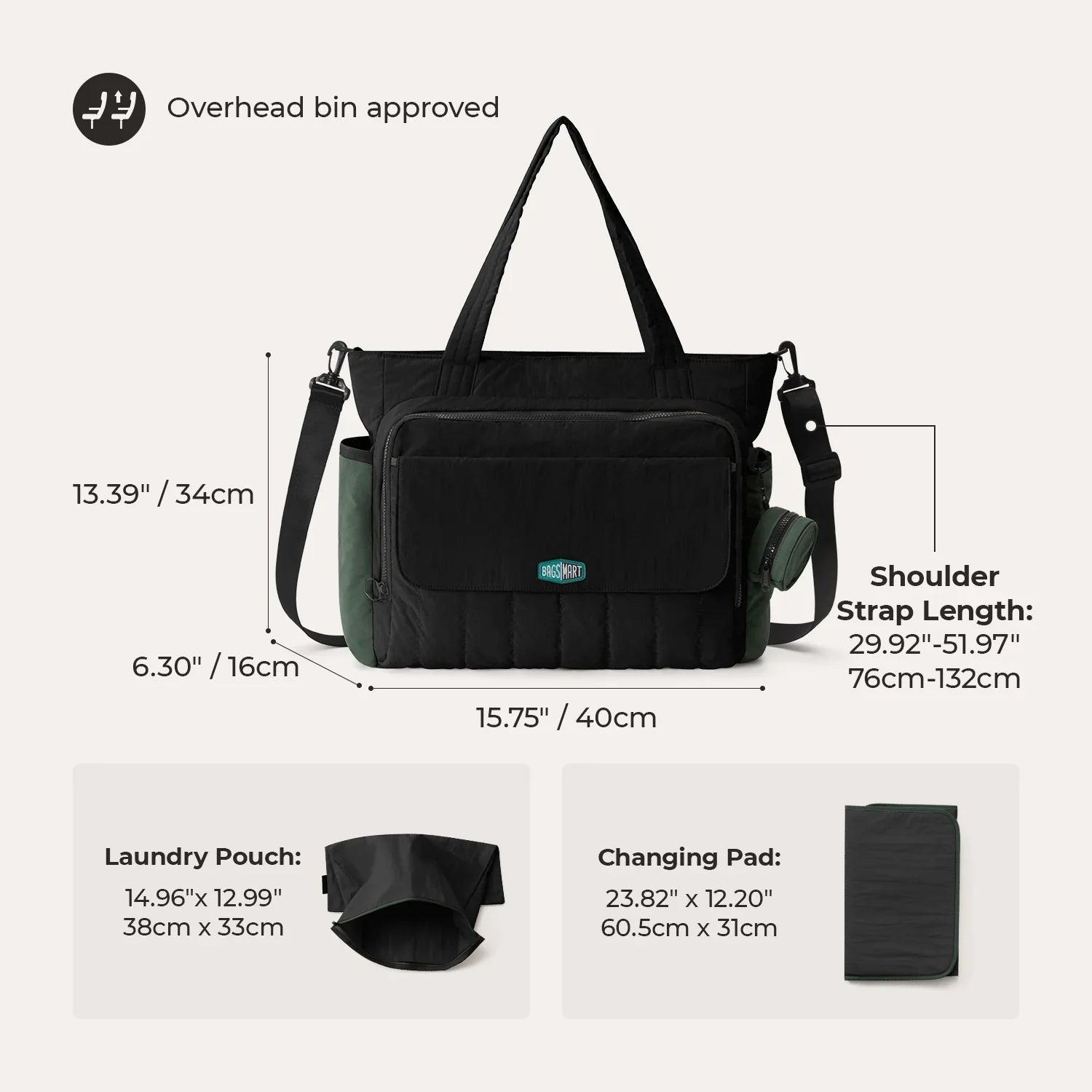 Paz 25L Diaper Tote