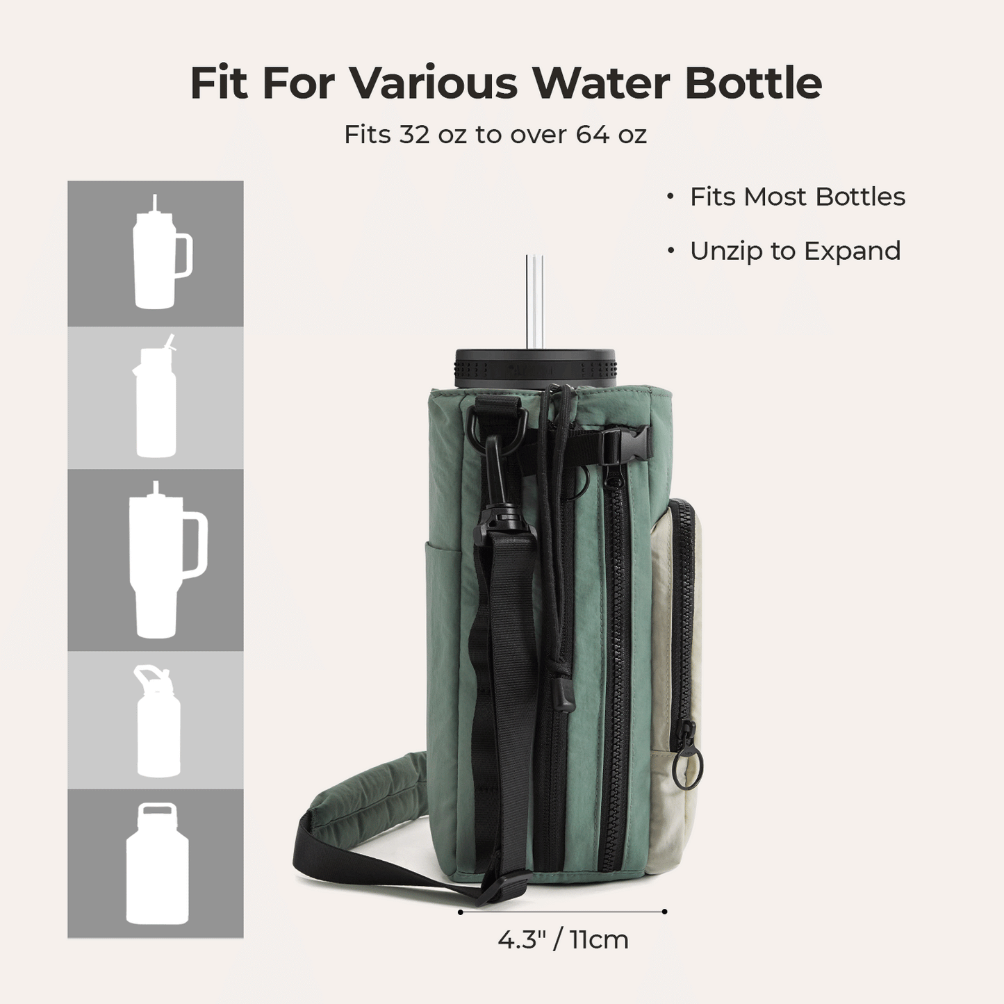 Paz Water Bottle Sling