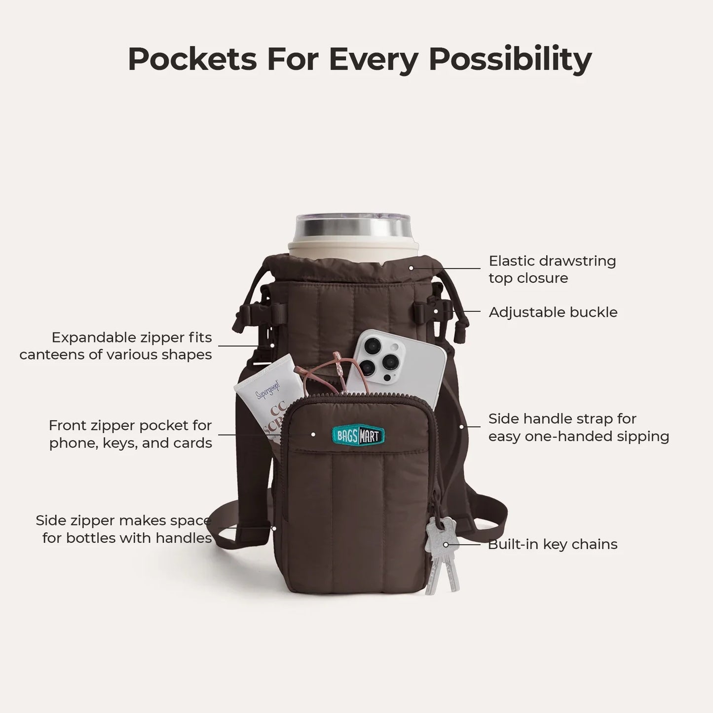 Paz Water Bottle Sling