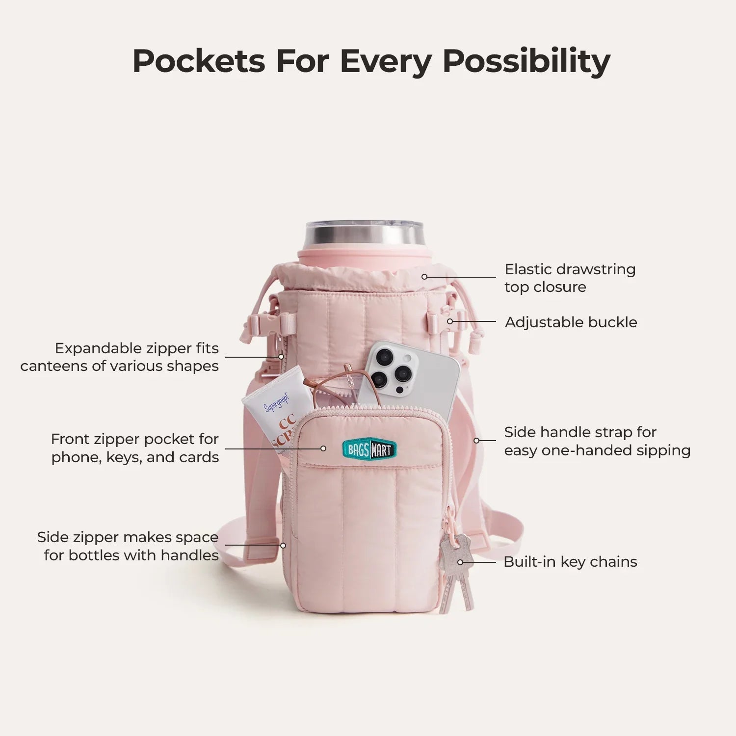 Paz Water Bottle Sling